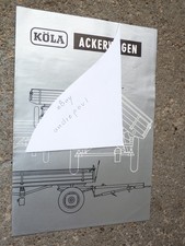 Köla ackerwagen prospekt gebraucht kaufen  Hirschhorn (Neckar)