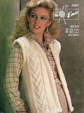 Ladies aran waistcoat for sale  YARM