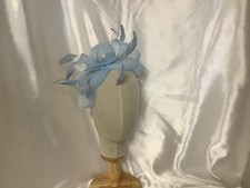 Pale blue fascinator for sale  PONTEFRACT