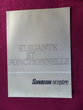 Catalogue automobiles sunbeam d'occasion  Saint-Romain-de-Colbosc