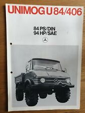 Unimog u84 406 for sale  WELSHPOOL