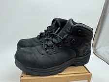 Botas de caminhada Timberland Flume masculinas couro preto com cadarço à prova d'água - 8,5 LARGO comprar usado  Enviando para Brazil