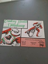 1979 speedway programme for sale  MUCH HADHAM