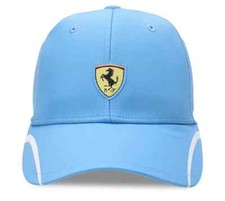 NOVO Boné de Beisebol Estilo Scuderia Ferrari SPTWR PUMA Original Azul Claro Unissex!!, usado comprar usado  Enviando para Brazil