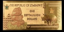 Zimbabwe dollars gold for sale  CAMBERLEY