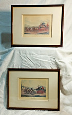Lot anciennes gravures d'occasion  Dun-sur-Auron