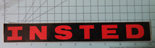 Adesivo INSTED hardcore punk vintage anos 80 grande 2" x 10", skate punk california comprar usado  Enviando para Brazil