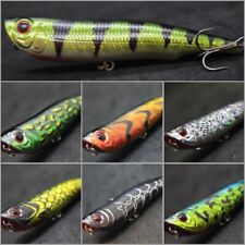 Iscas de pesca Topwater 4 polegadas 2/3 oz isca popper para pesca de robalo W622 comprar usado  Enviando para Brazil