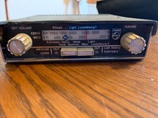 Antigo retrô vermelho Philips todos os transistores rádio de carro portátil peças de reposição reparo adereço comprar usado  Enviando para Brazil