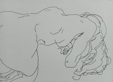 Ink drawing egon for sale  ABERYSTWYTH