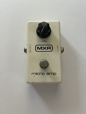 Pedal de efeitos de guitarra MXR micro amplificador Clean Boost raro vintage 1980 logotipo bloco comprar usado  Enviando para Brazil