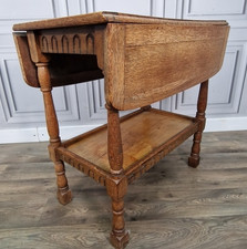 Vintage oak drop for sale  SPILSBY
