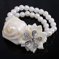 Rose flower wrist for sale  LEICESTER