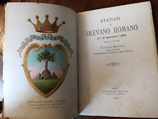 Statuti olevano romano usato  Varano Borghi