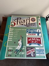 Pôster da turnê Pearl Jam Fenway Park Boston 2016 - Steve Thomas - The Catch comprar usado Pôster da turnê Pearl Jam Fenway Park Boston 2016 - Steve Thomas - The Catch comprar usado  Enviando para Brazil