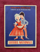 Loterie nationale 1958 d'occasion  Dinan