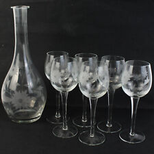 Vintage etched floral for sale  Mcminnville