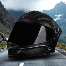 Capacete facial completo SBH-57 Carbon Fighter certificado ISI e DOT para homens e mulheres comprar usado  Enviando para Brazil