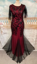 Gatsby dress black for sale  BRISTOL