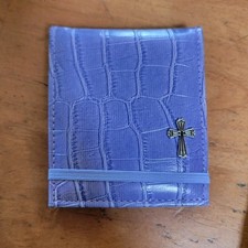 Usado, Purple Bible Study Note Pad and Pen, Cross Compact Travel Inspirational Love God comprar usado  Enviando para Brazil