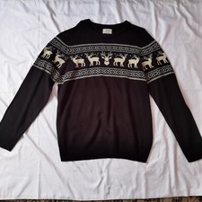 Mens black reindeer for sale  WATFORD