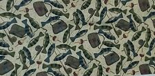 Usado, Máscara de iscas vintage de tecido de pesca remanescente cesta cremosa vara molinete 7,5x45 6x21 comprar usado  Enviando para Brazil