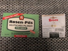 Bieretikett thüringen rosen gebraucht kaufen  Leipzig