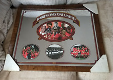 Quadro espelho de parede Manchester there's only one united 61 x 50 cm raro comprar usado  Enviando para Brazil