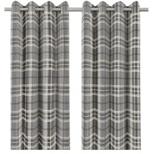 Lined eyelet curtain for sale  STAFFORD