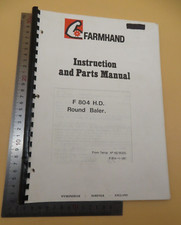 Farmhand instruction parts for sale  COLCHESTER