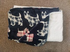 Scottie dog throw for sale  SPALDING