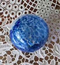 Glaskugel blau mundgeblasen gebraucht kaufen  Bad Schwartau