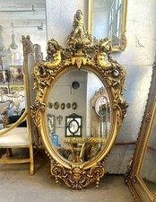 Golden oval mirror for sale  Miami