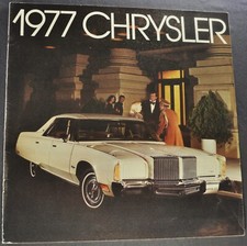 1977 chrysler brochure for sale  Olympia