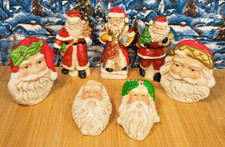 Porcelain santa christmas for sale  Mokane