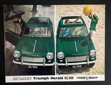 Triumph herald skylight for sale  UK
