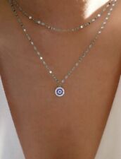 Crystal silver chain for sale  BARNET