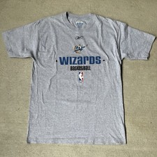 Camiseta de basquete vintage Y2K NBA Reebok Washington Wizards tamanho M logotipo cinza comprar usado  Enviando para Brazil