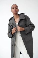 Parka trench grigio usato  Reggello