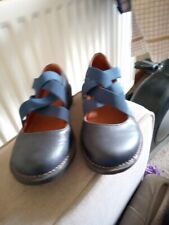 Womens blue leather for sale  PENZANCE