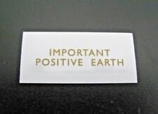 Important positive earth for sale  STOCKPORT