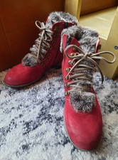 Rote winter stiefeletten gebraucht kaufen  Sarstedt