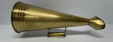 Megafone portátil vintage latão maciço 14" buzina de neblina marítima 14" comprar usado  Enviando para Brazil