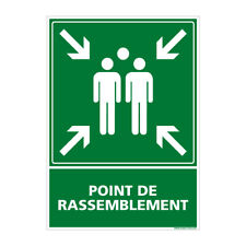 Panneau point rassemblement. d'occasion  Cambrai