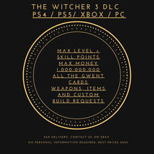 The Witcher 3 [PS4/PS5/XBOX/PC] | Habilidades / Dinheiro máximo / Estatísticas / Nível comprar usado  Enviando para Brazil