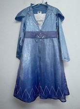 Vestido fantasia Frozen Elsa Disney Store meninas tamanho 5 6 Halloween cosplay azul comprar usado  Enviando para Brazil