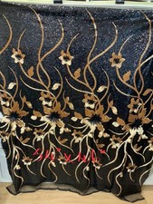 black lace fabric for sale  WEYMOUTH
