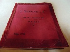 Catalogue ancien sapene d'occasion  Pont-d'Ain