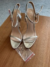 Silver stiletto shoes for sale  PRENTON