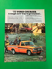 1977 FORD COURIER PICAPE PICAPE ORIGINAL VINTAGE IMPRESSÃO ANÚNCIO ANÚNCIO 1 PÁGINA comprar usado  Enviando para Brazil